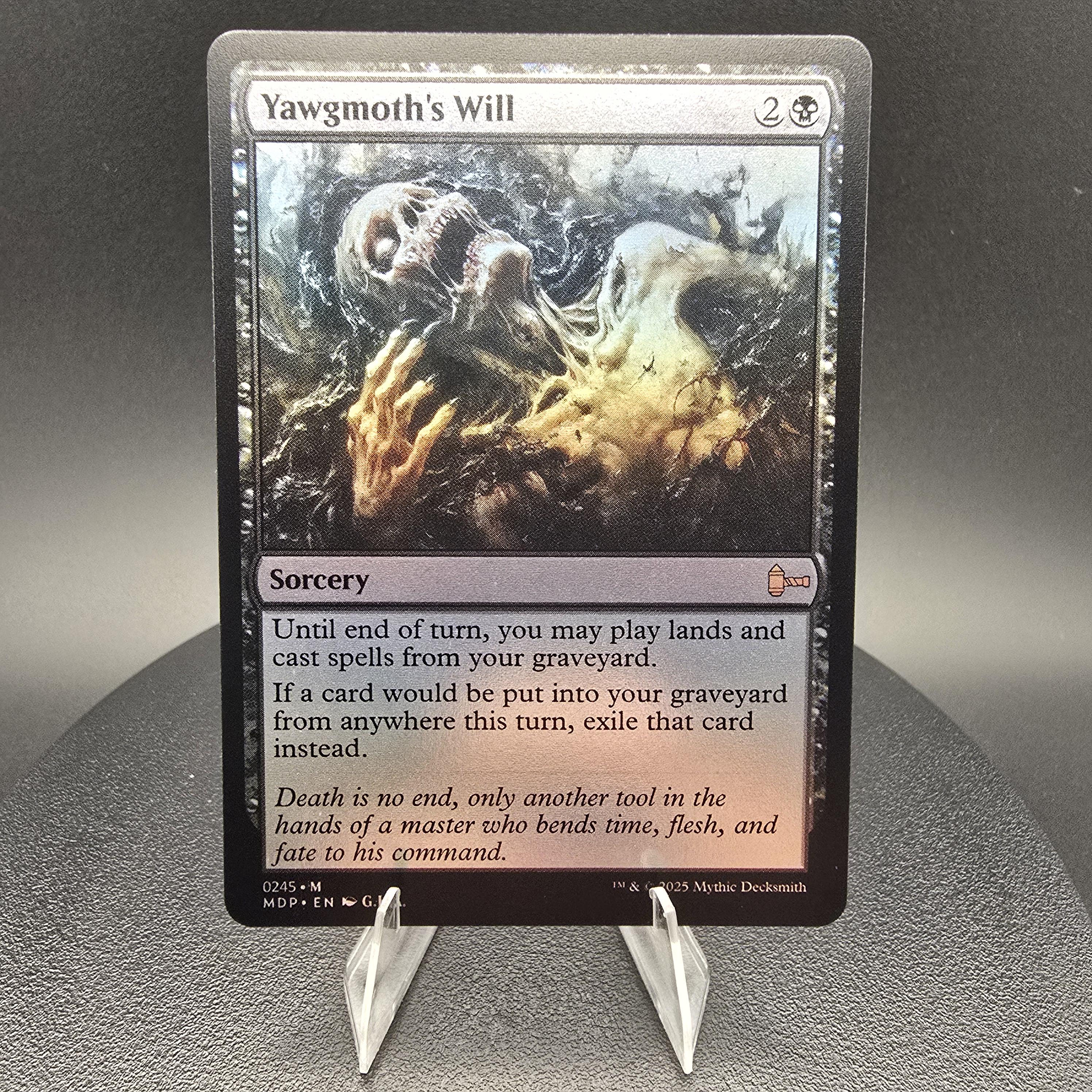Yawgmoth's Will - Custom Proxy Commander Card - Etsy