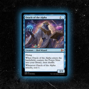 Oracle of the Alpha - Custom Proxy MTG Card - High-Quality, Durable, and Affordable!