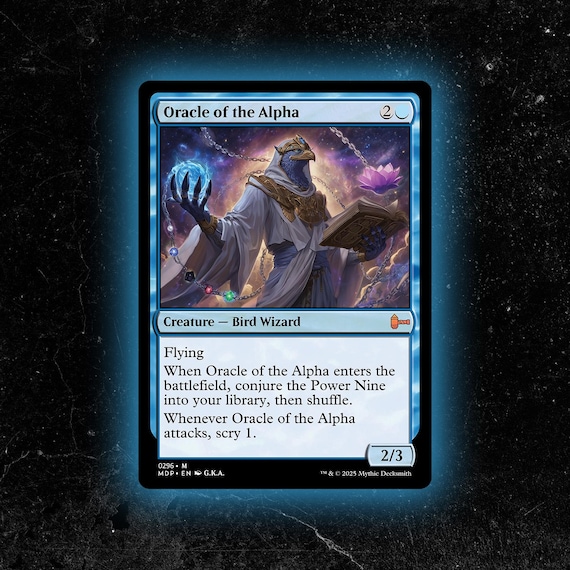 Oracle of the Alpha - Custom Proxy Commander Card - Etsy