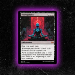 Mtg Necropotence Playmat - Etsy