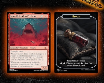 Jaws, Relentless Predator | Proxy Card - Etsy Ireland