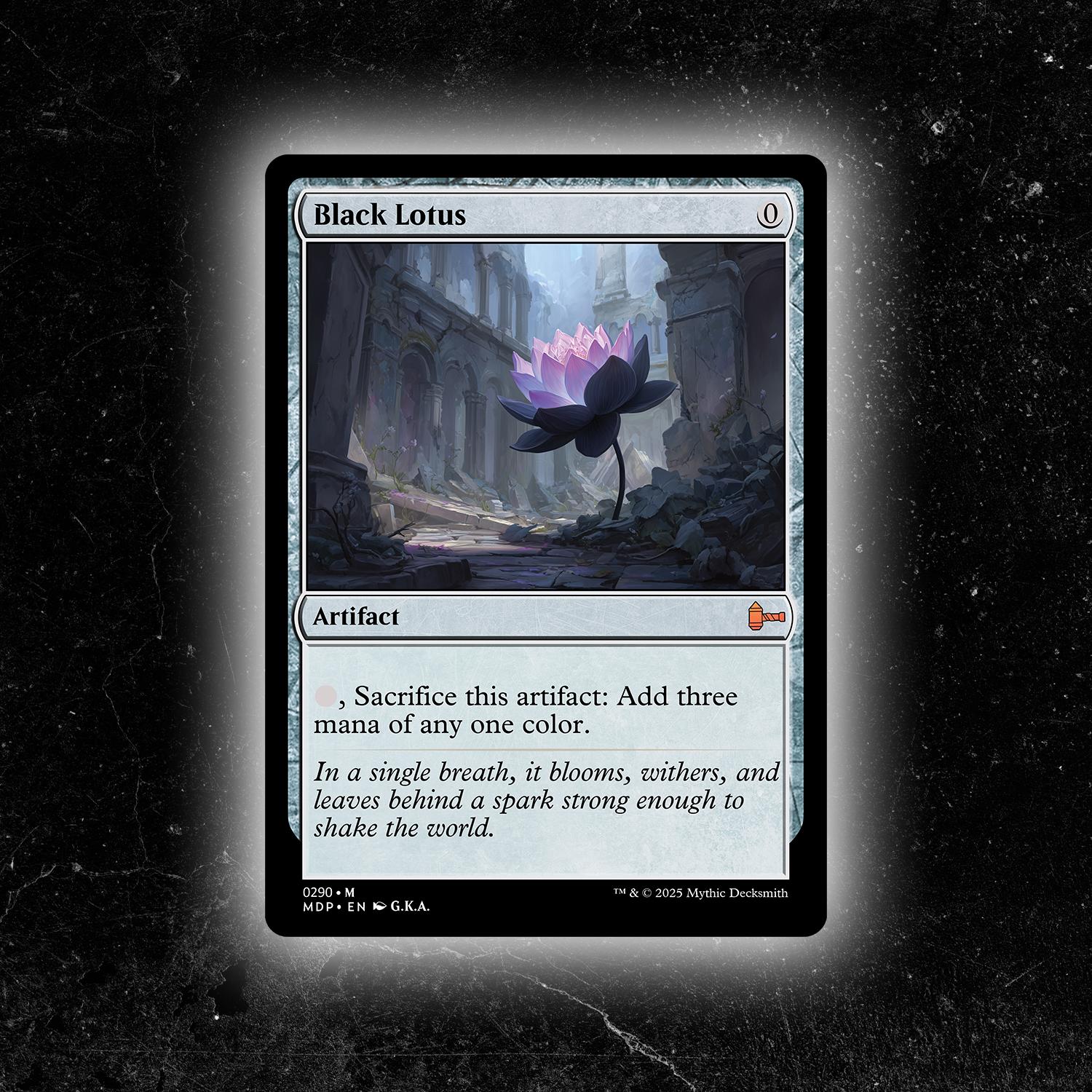 Black Lotus - Custom Proxy Commander Card - Etsy