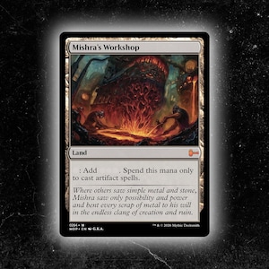 Mishra's Workshop - Custom Proxy Commander Card
