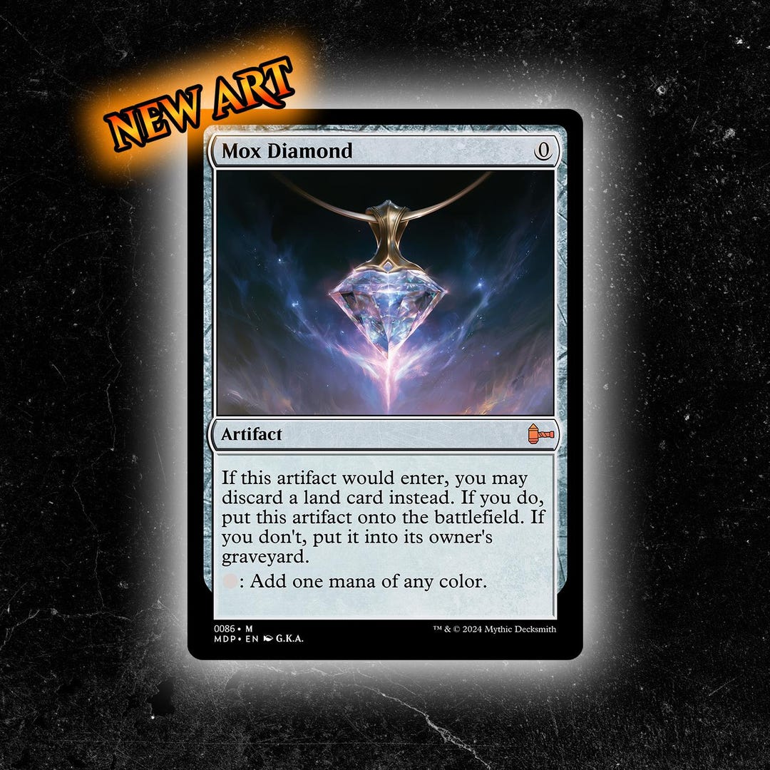 Mox Diamond - Custom Proxy Commander Card - Etsy
