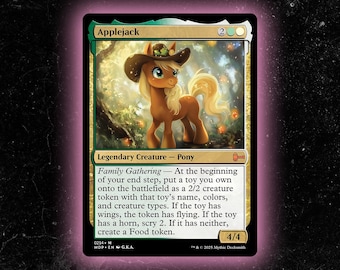 Applejack - Carta Comandante Proxy Personalizzata