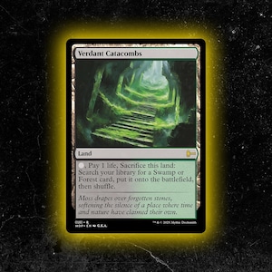 Catacumbas Verdosas - Tarjeta proxy personalizada de Magic: The Gathering: ¡de alta calidad, duradera y asequible!