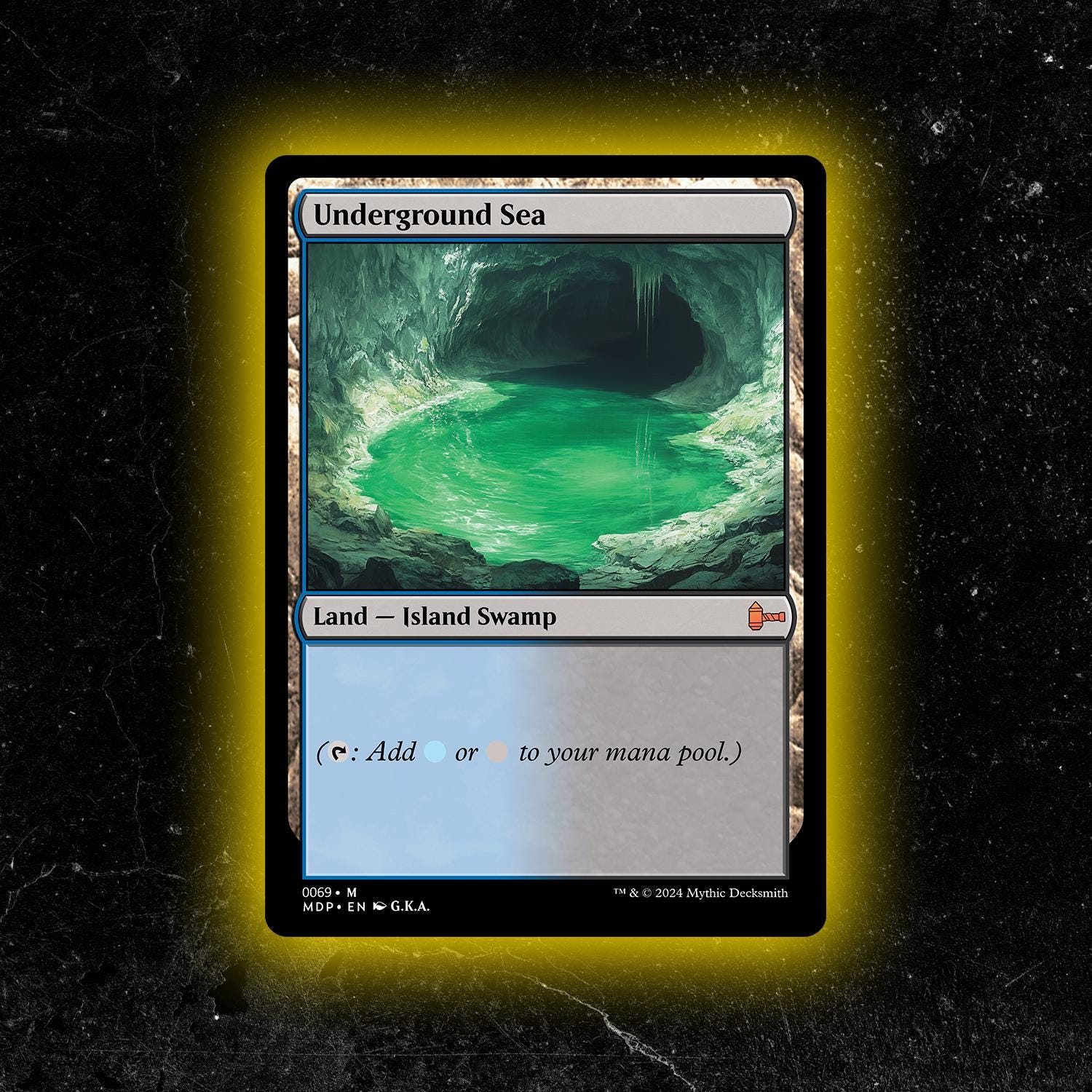 MTG Magic The Gathering UNDERGROUND SEA Dual Land REVISED