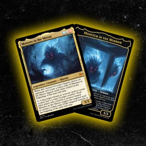 Monster in the Mirror + 3 copie token - Carta originale Magic: The Gathering - Alta qualità, durevole e conveniente!