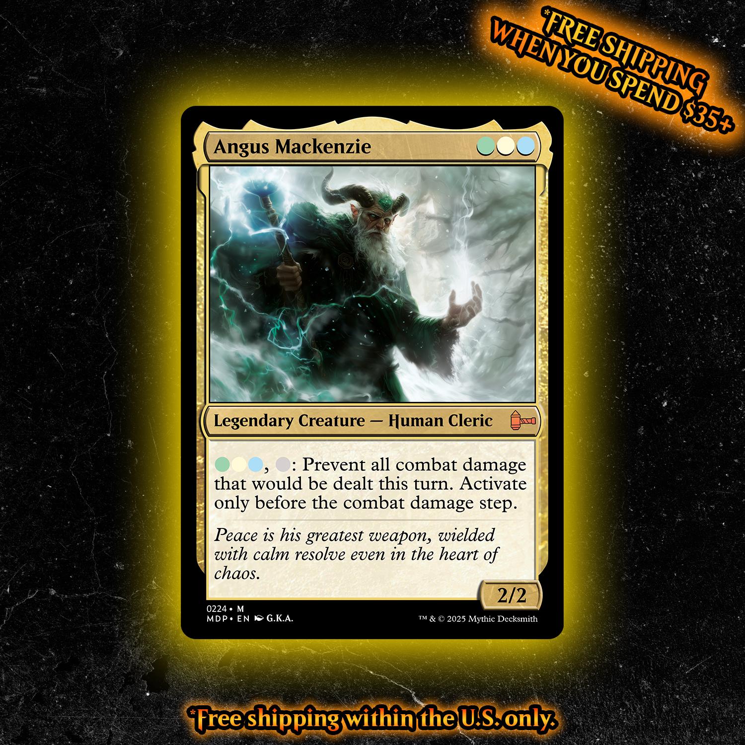 Mtg Proxy Angus Mackenzie - Etsy