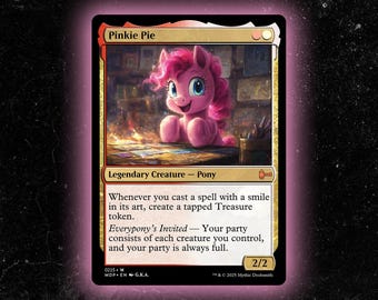 Pinkie Pie - Carta Comandante Proxy Personalizzata