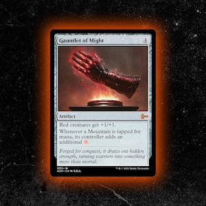 Gauntlet of Might - Custom Proxy Magic: The Gathering Card - Hoogwaardig, duurzaam en betaalbaar!