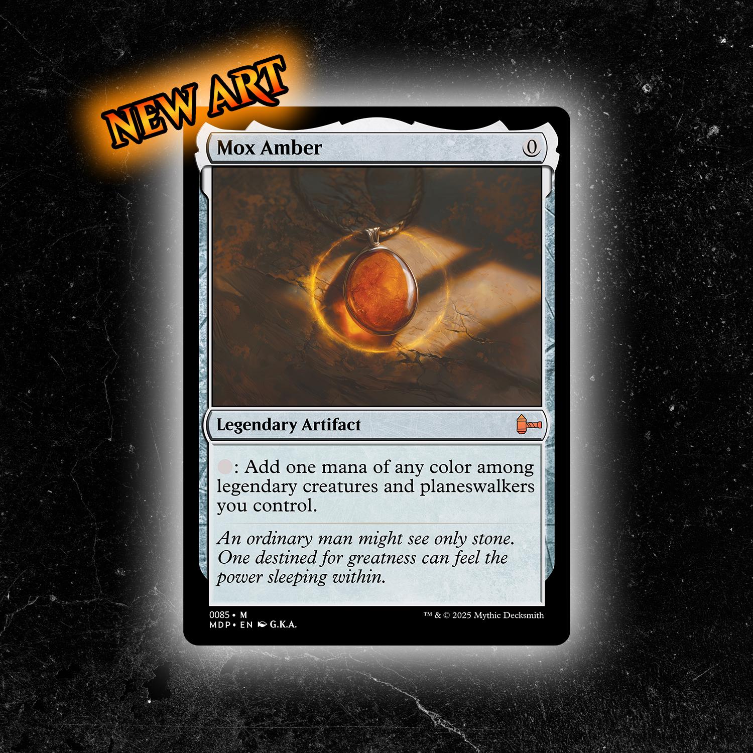 Mox Amber Proxy Mtg - Etsy