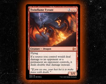 Twinflame Tyrant - Custom Proxy Commander Card