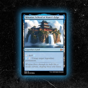 Minamo, School at Water's Edge - Custom Proxy Magic: The Gathering Card - Hoogwaardig, duurzaam en betaalbaar!