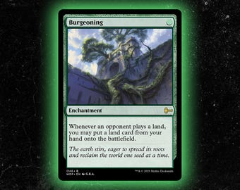Burgeoning - Custom Proxy Commander Card