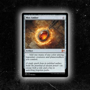 Mox Amber - Tarjeta proxy personalizada de Magic: The Gathering: ¡de alta calidad, duradera y asequible!