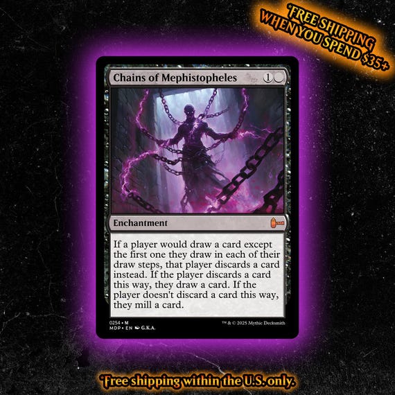 Chains of Mephistopheles - Custom Proxy Commander Card - Etsy