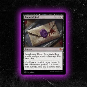 Sello Imperial - Tarjeta Proxy personalizada de Magic: The Gathering: ¡de alta calidad, duradera y asequible!