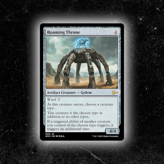 Roaming Throne - Custom Proxy Commander Card - Etsy