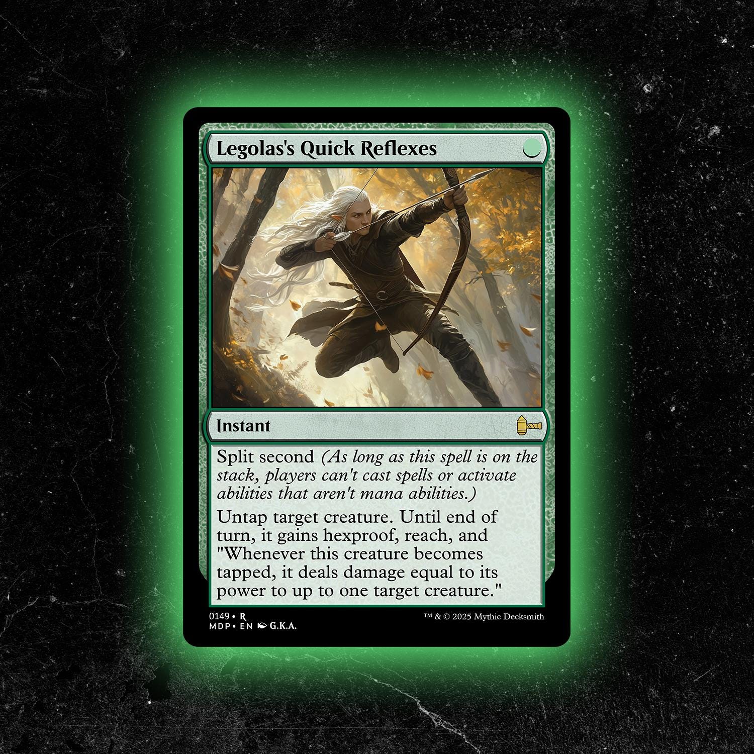 legolas mtg cards Magic The Gathering - The Lord of the Rings Whenever a creature an opponent controls dies Legolas, Counter of Kills