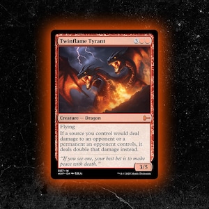 Twinflame Tyrant - Custom Proxy Magic: The Gathering Card - Hoogwaardig, duurzaam en betaalbaar!