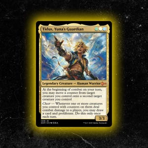 Tidus, Yuna&#39;s Guardian - Custom Proxy MTG Card - High-Quality, Durable, and Affordable!