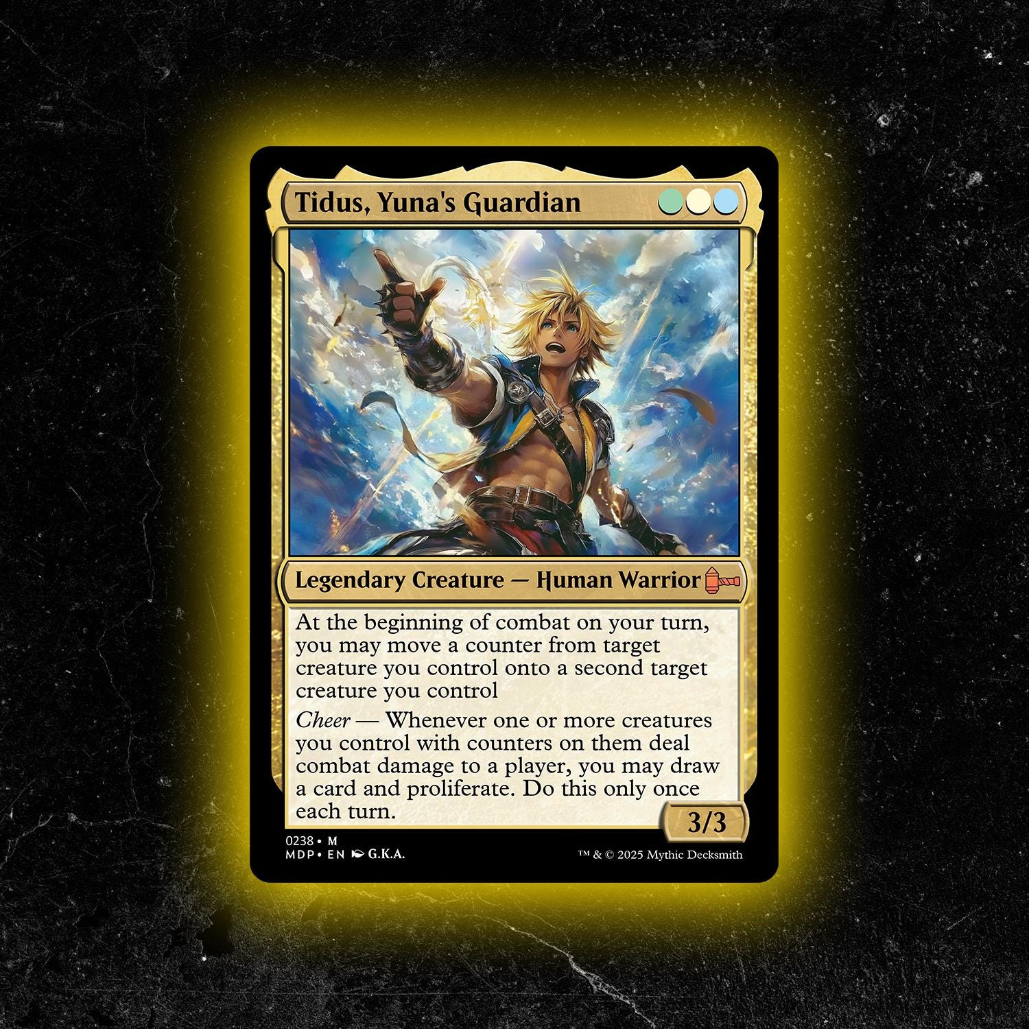 Tidus, Yuna's Guardian - Custom Proxy Commander Card - Etsy