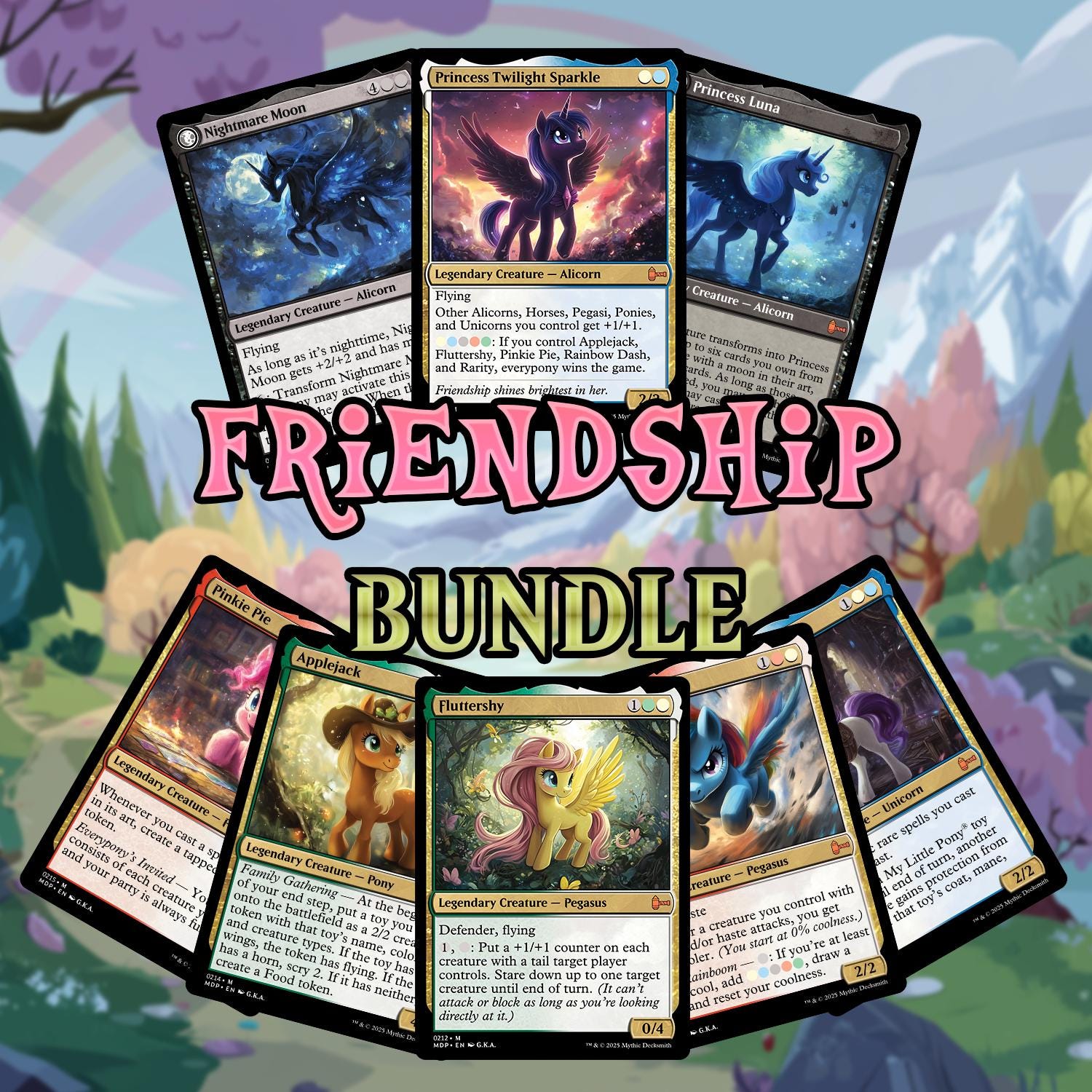 My Little Pony Mtg Cards - Etsy My Little Pony Mtg Cards - Etsy