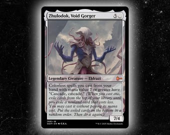 Zhulodok, Void Gorger - Custom Proxy Commander Card - Etsy