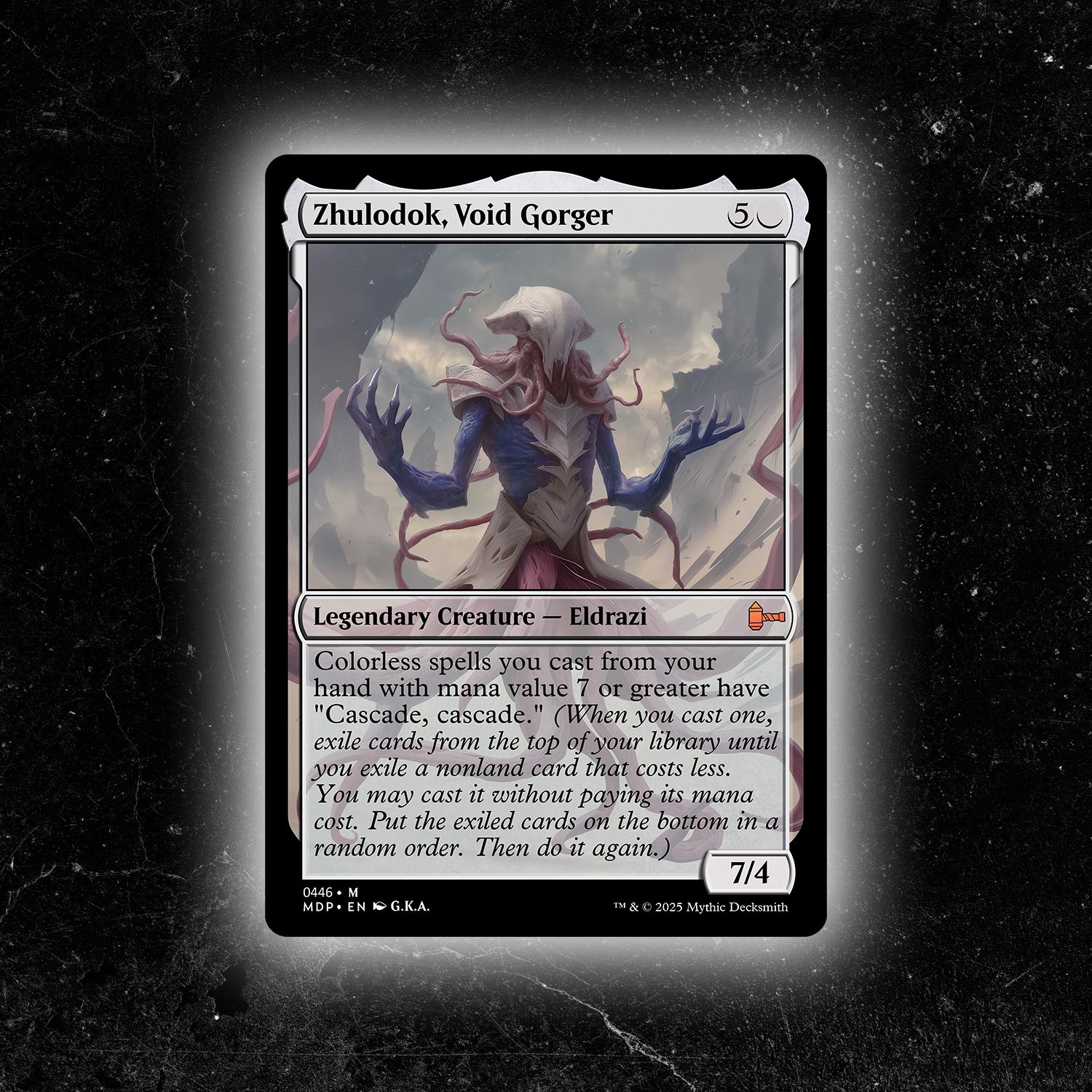Zhulodok, Void Gorger - Custom Proxy Commander Card - Etsy Israel