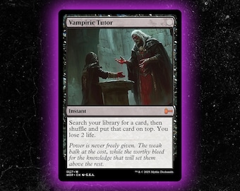 Vampir Tutor - Stellvertretende Kommandanten Karte