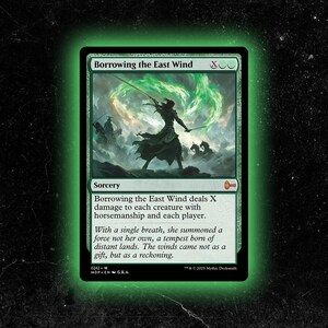 Borrowing the East Wind - Custom Proxy Magic: The Gathering Card - Hoogwaardig, duurzaam en betaalbaar!
