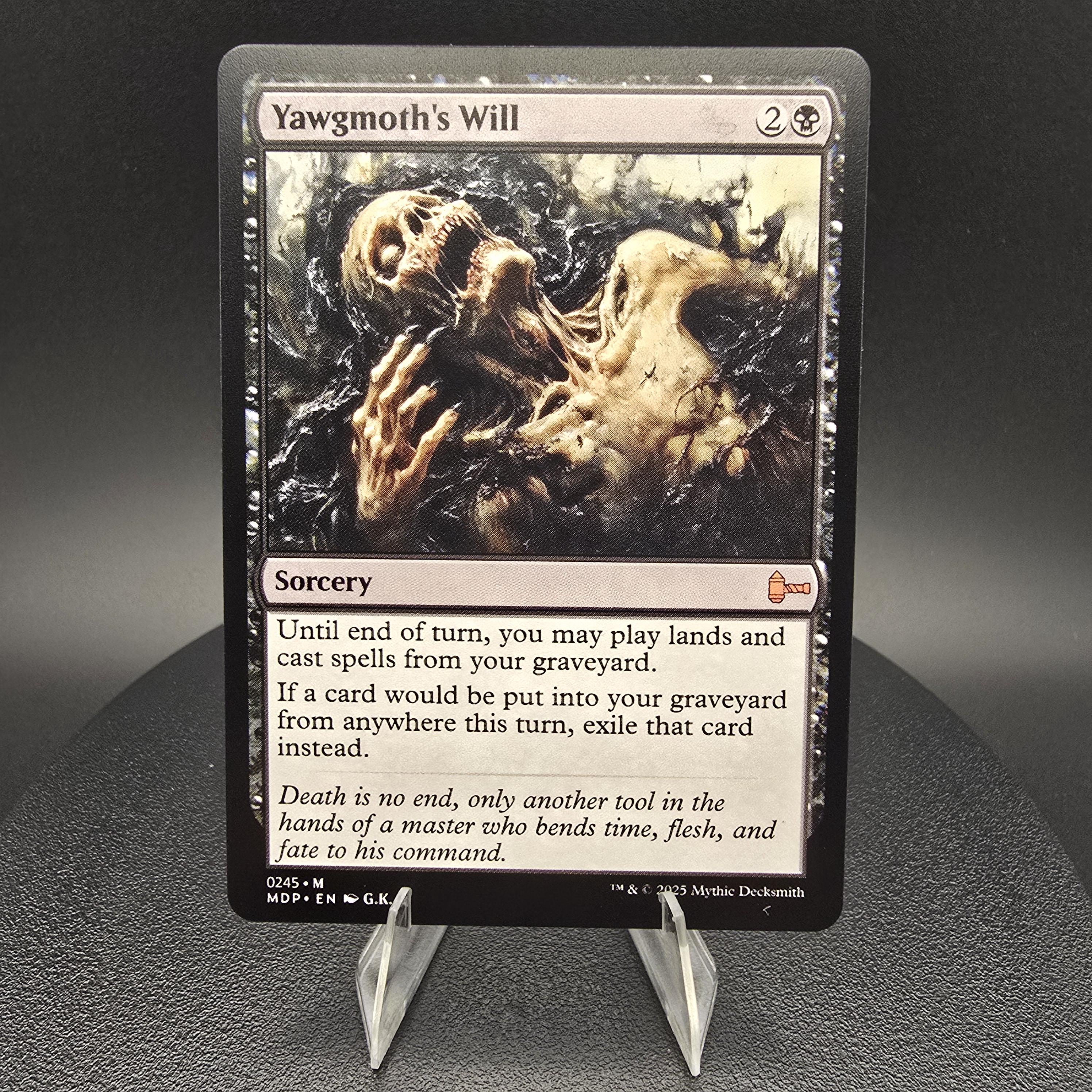 Yawgmoth's Will - Custom Proxy Commander Card - Etsy
