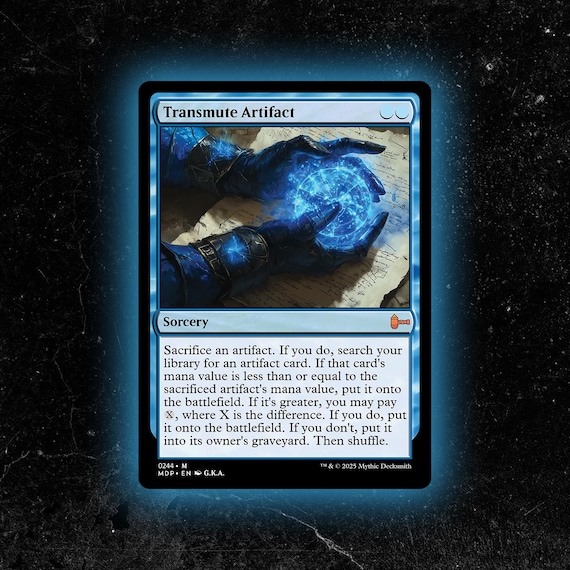 Transmute Artifact - Custom Proxy Commander Card - Etsy
