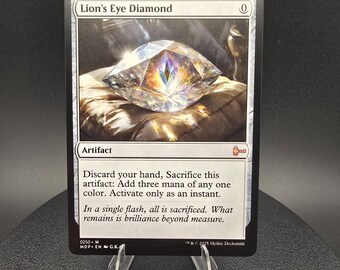 Lion's Eye Diamond - Custom Proxy Commander Card - Etsy