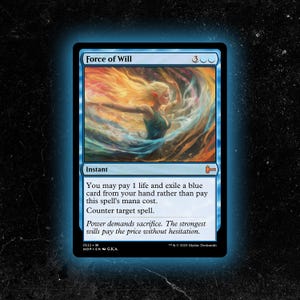 Fuerza de voluntad - Tarjeta proxy personalizada de Magic: The Gathering: ¡de alta calidad, duradera y asequible!
