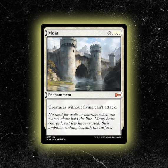 Moat - Custom Proxy Commander Card - Etsy