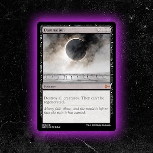 Damnation - Custom Proxy MTG Card - High-Quality, Durable, and Affordable!