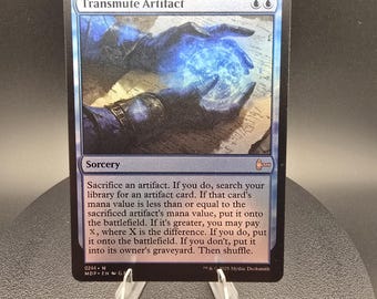 Transmute Artifact - Custom Proxy Commander Card - Etsy