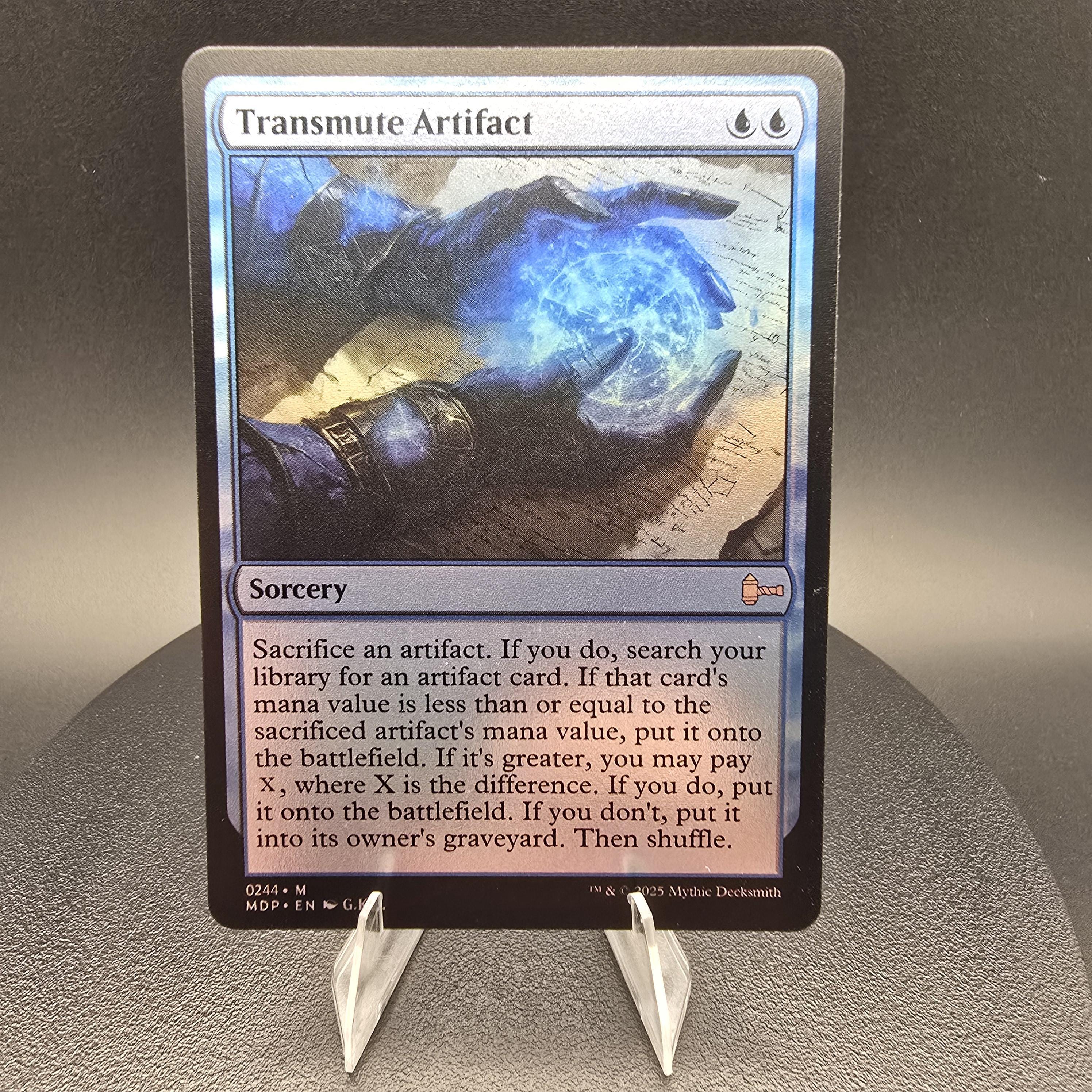 Transmute Artifact - Custom Proxy Commander Card - Etsy