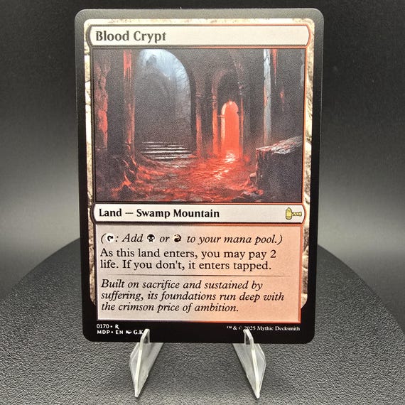 Blood Crypt - Custom Proxy Commander Card - Etsy