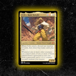 Celes, Rune Knight - Custom Proxy Magic: The Gathering Card - Hoogwaardig, duurzaam en betaalbaar!