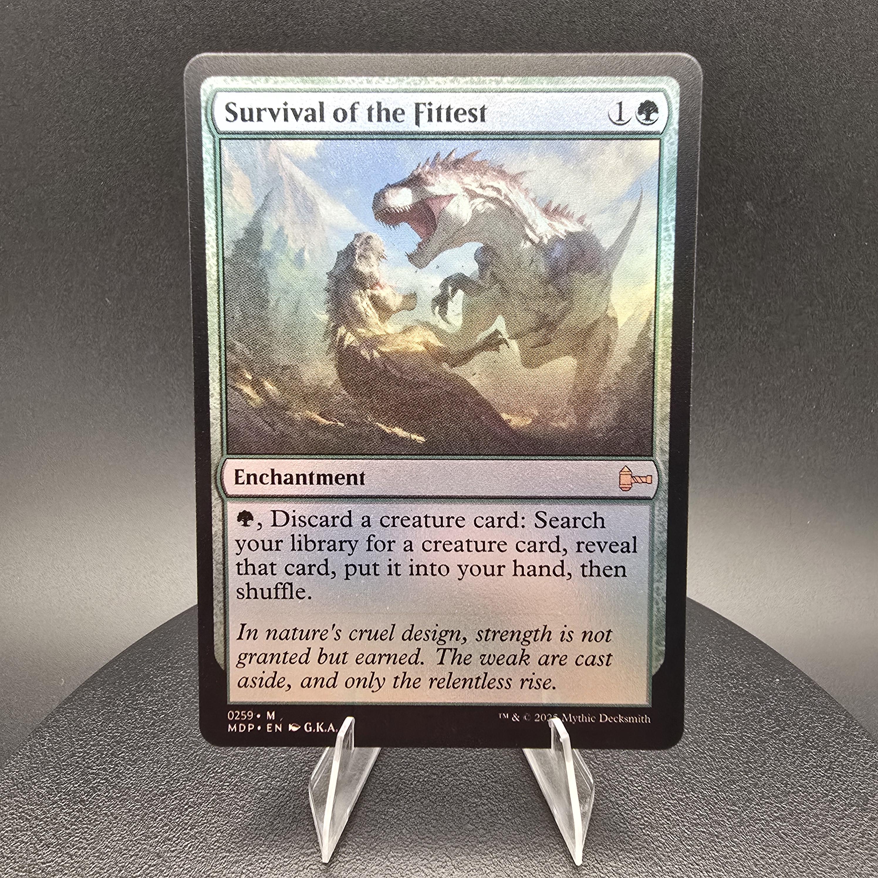 Survival of the Fittest - Custom Proxy Commander Card - Etsy Israel