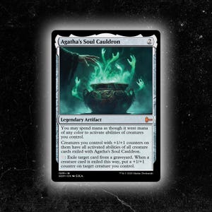 Caldero del Alma de Agatha - Tarjeta proxy personalizada de Magic: The Gathering: ¡de alta calidad, duradera y asequible!