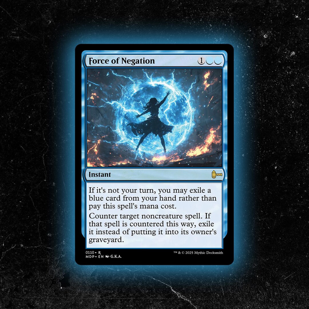 Force of Negation - Custom Proxy Commander Card - Etsy