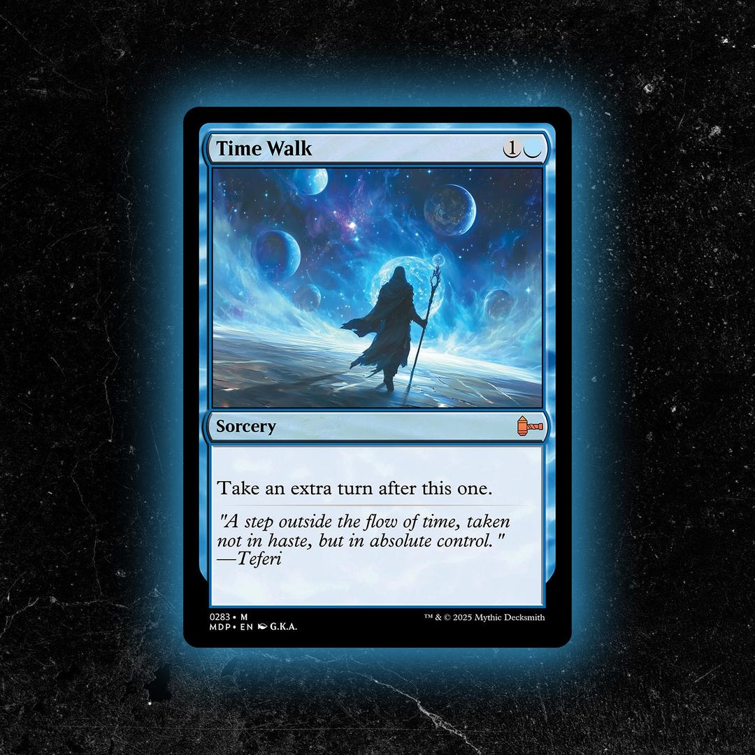 Time Walk - Custom Proxy Commander Card - Etsy