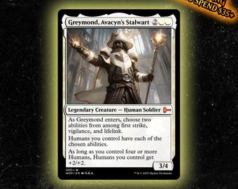 Greymond, Avacyn's Stalwart | Proxy Card (AKA Rick, Steadfast