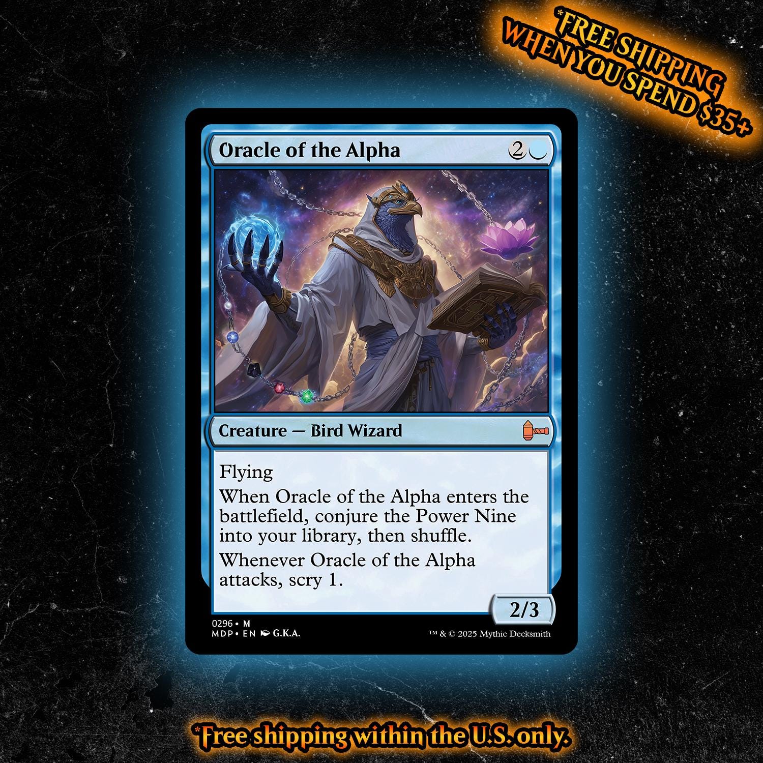 Oracle of the Alpha - Custom Proxy Commander Card - Etsy
