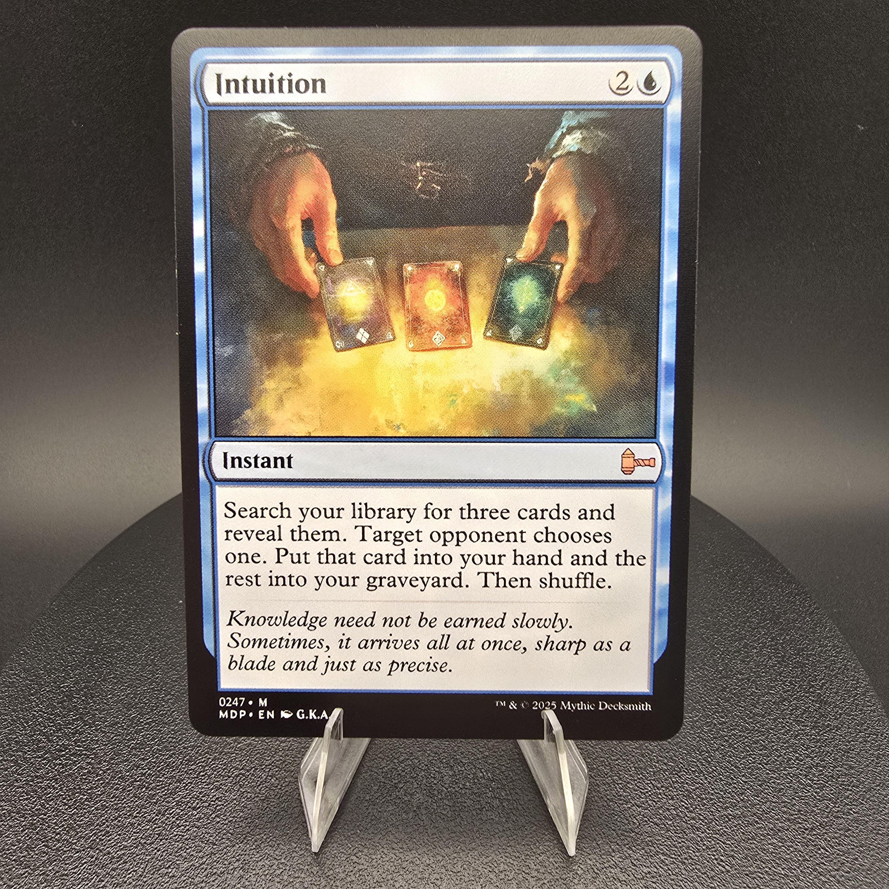 Intuition - Custom Proxy Commander Card - Etsy