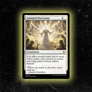 Procesión Ungida - Tarjeta proxy personalizada de Magic: The Gathering: ¡de alta calidad, duradera y asequible!